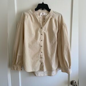 Xirena Atlee cord shirt bisque XS